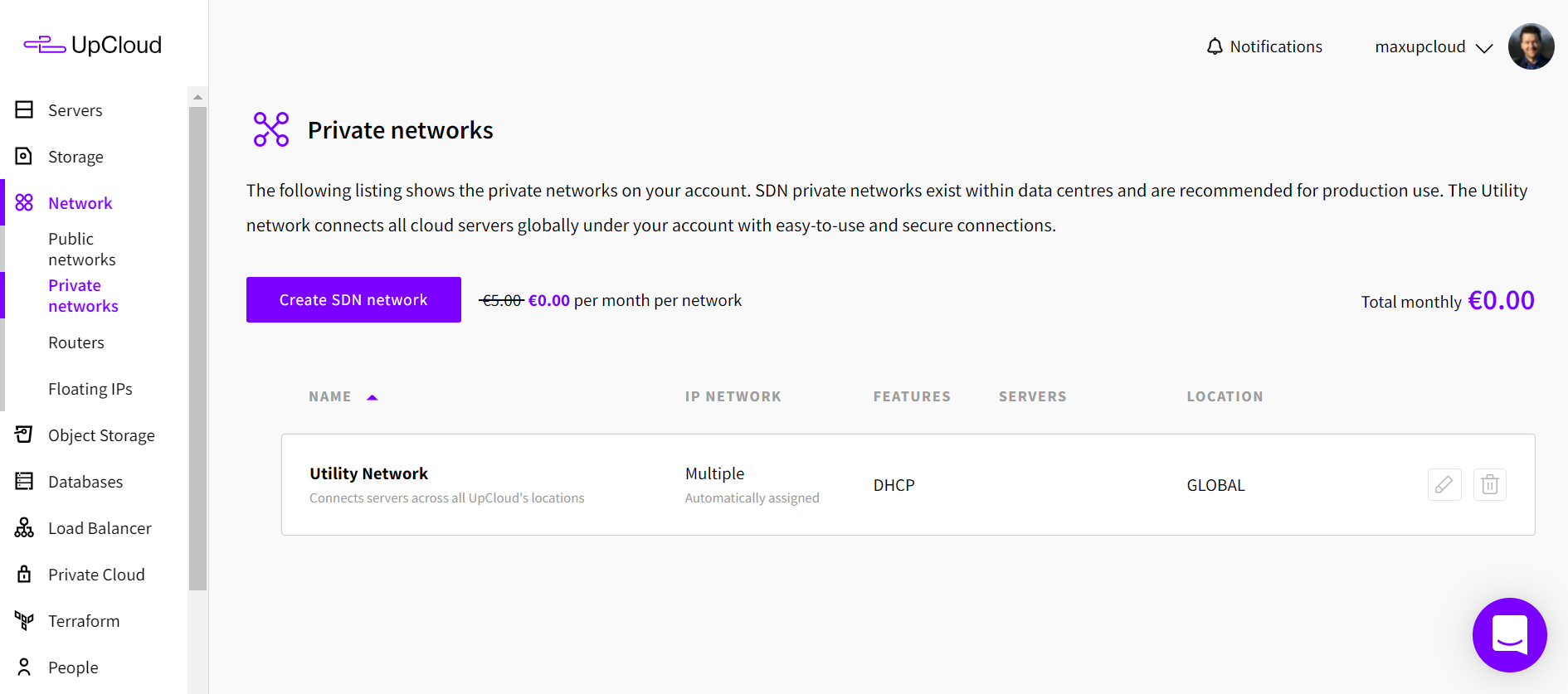 Private networks