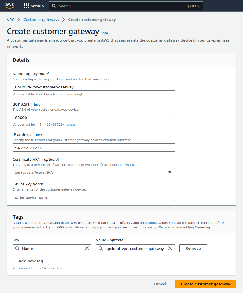 aws-customer-gateway-create