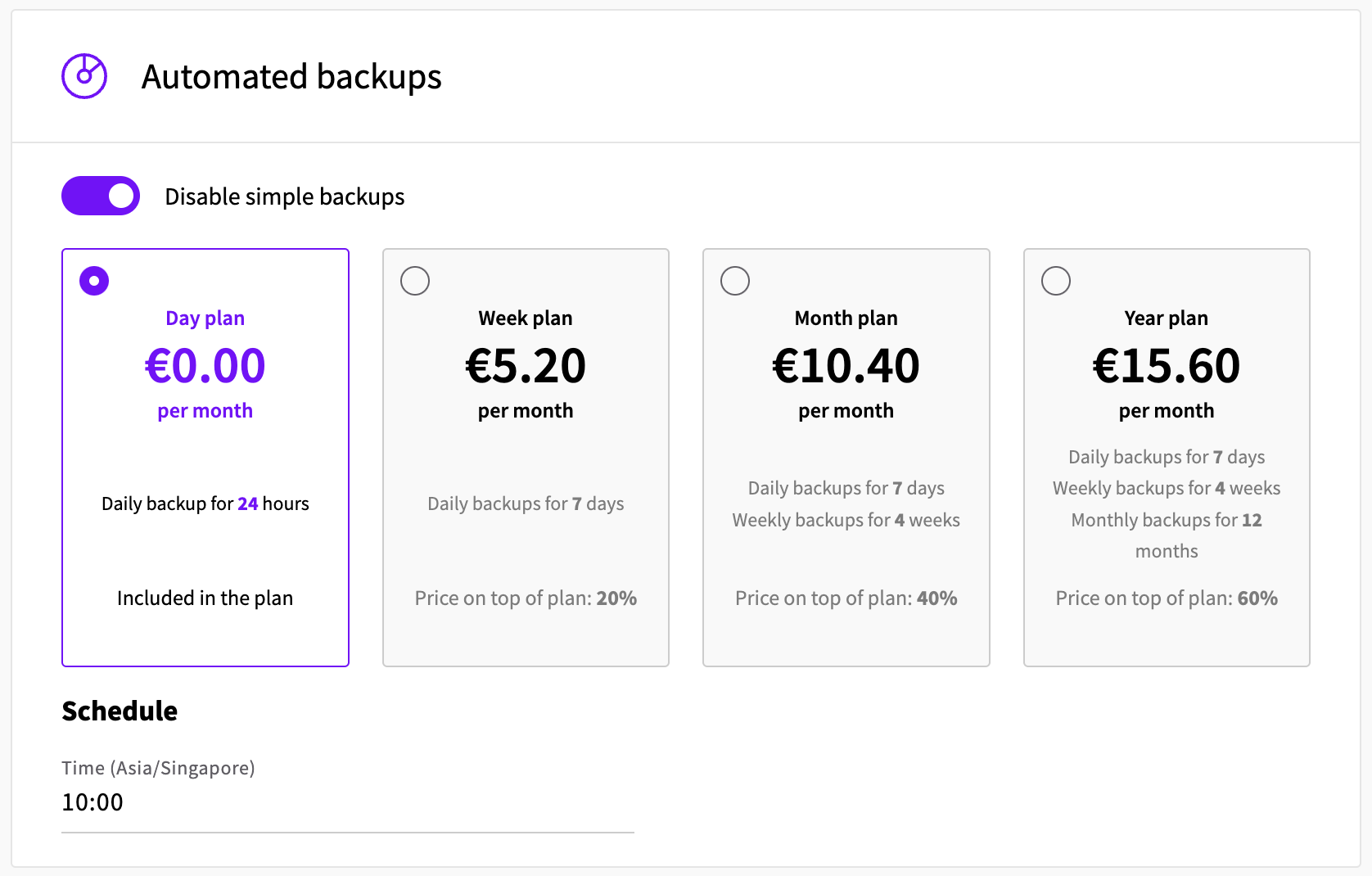 automated backup