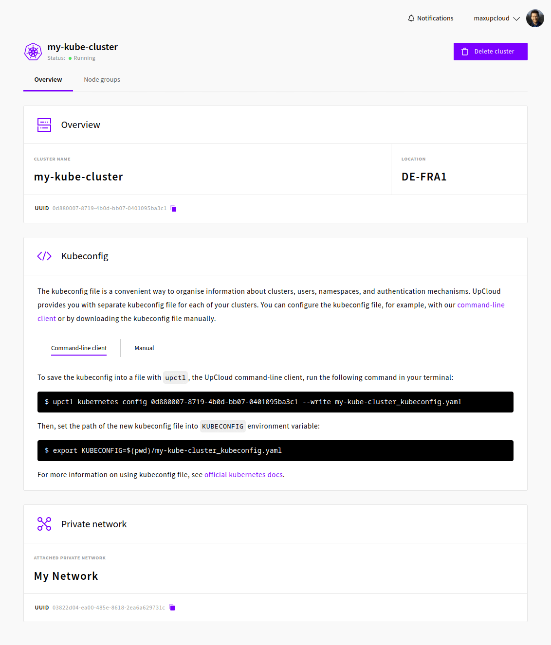 new-managed-kubernetes-cluster