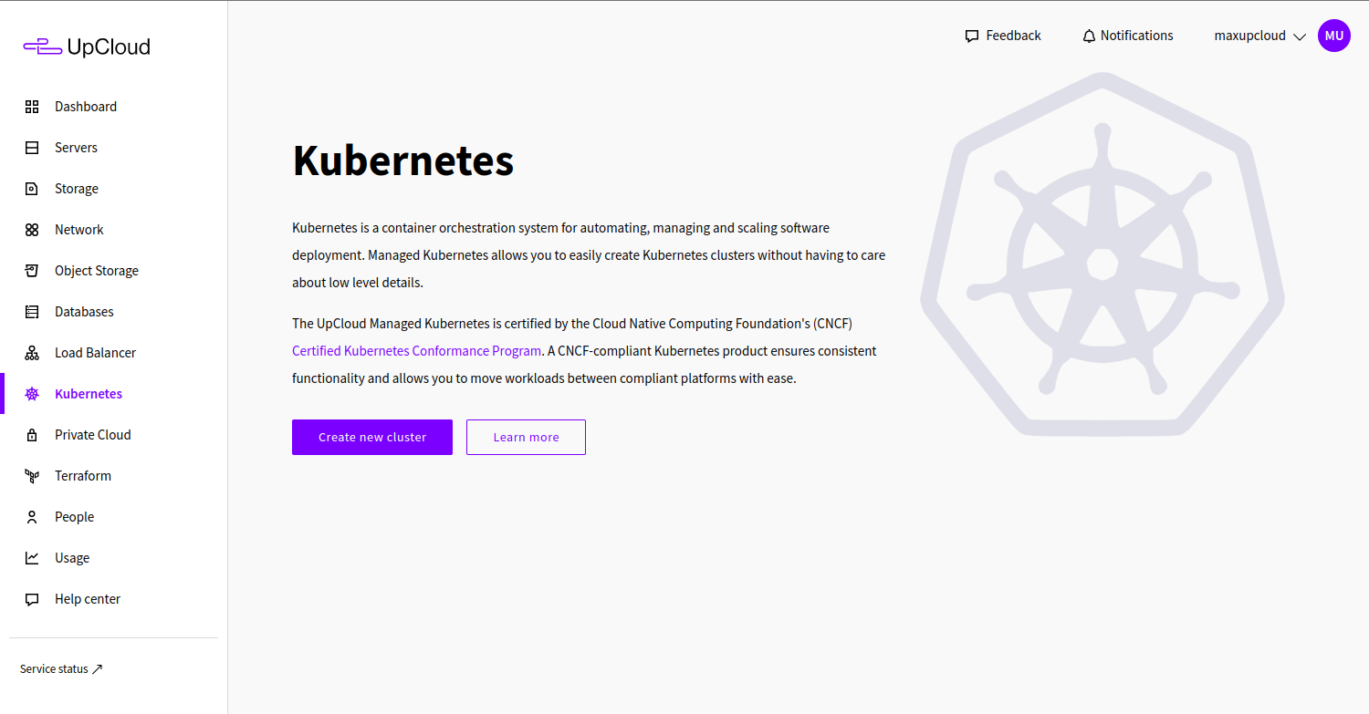 managed-kubernetes-dashboard
