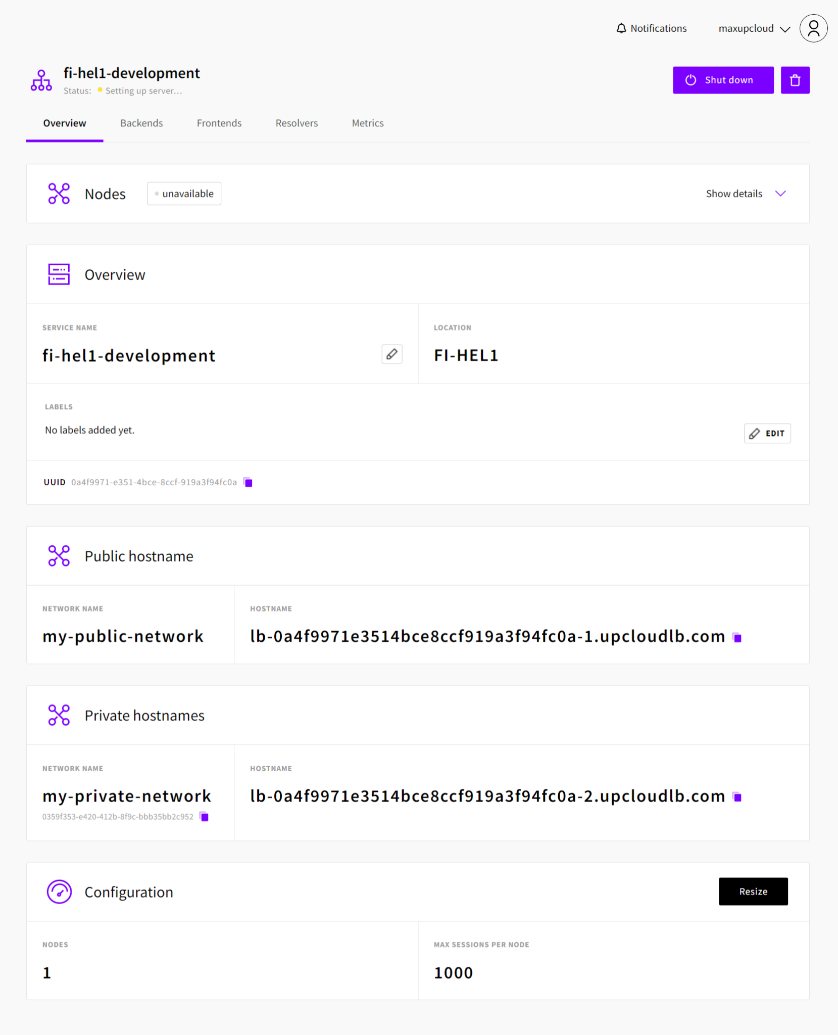 Managed Load Balancer Overview