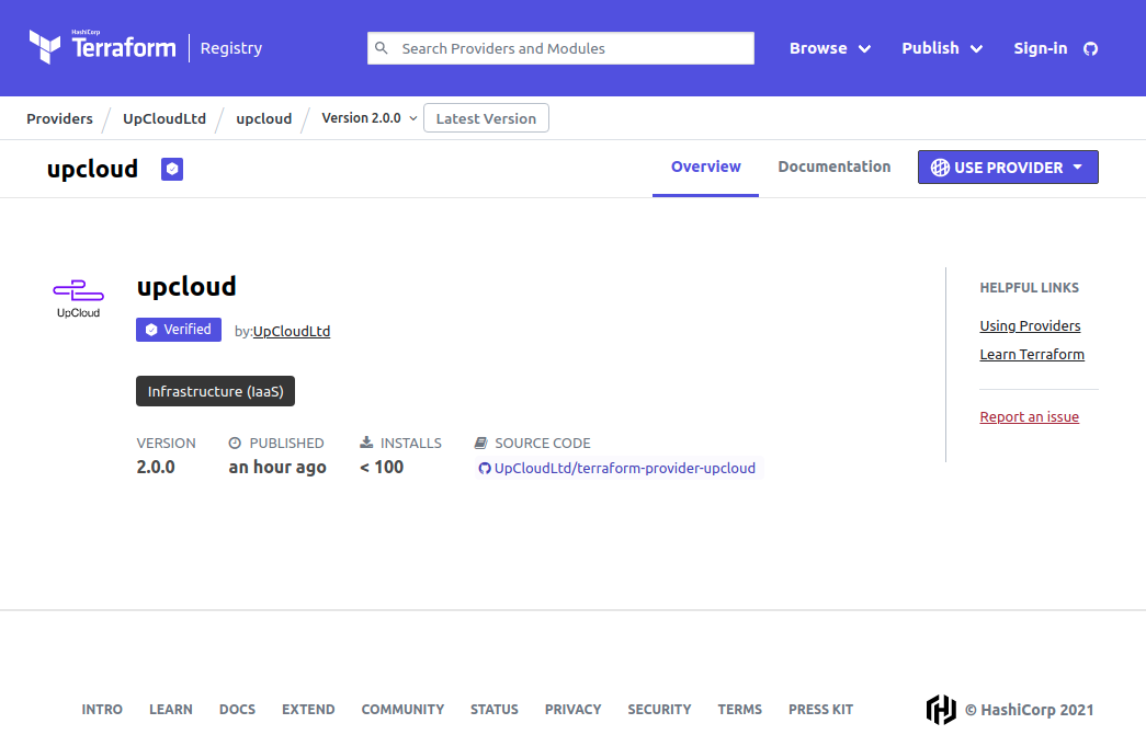 UpCloud Terraform provider 