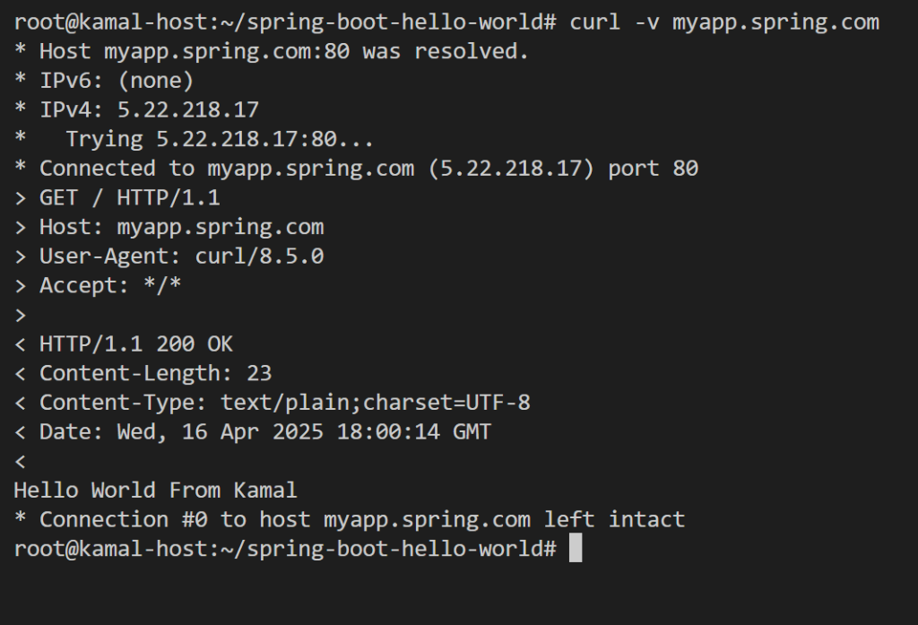 13 kamal test app new connection - Kamal: A Beginner’s Guide to Deployment and Setup on UpCloud