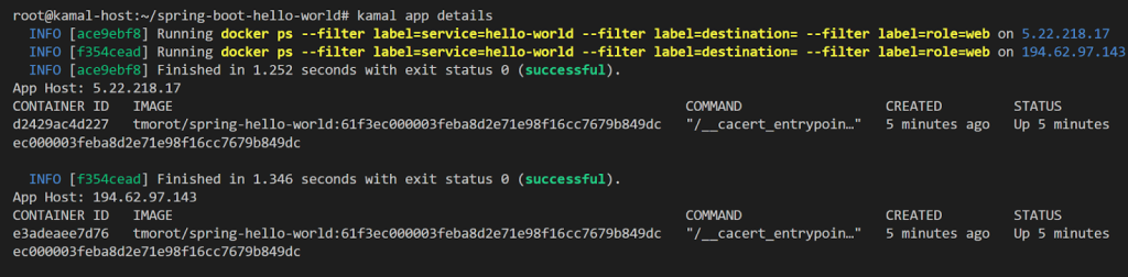 19 kamal hello world app details - Kamal: A Beginner’s Guide to Deployment and Setup on UpCloud