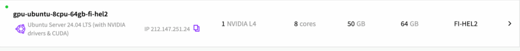 2 gpu server ready - Run LLM locally using UpCloud’s GPU server and Docker Model Runner