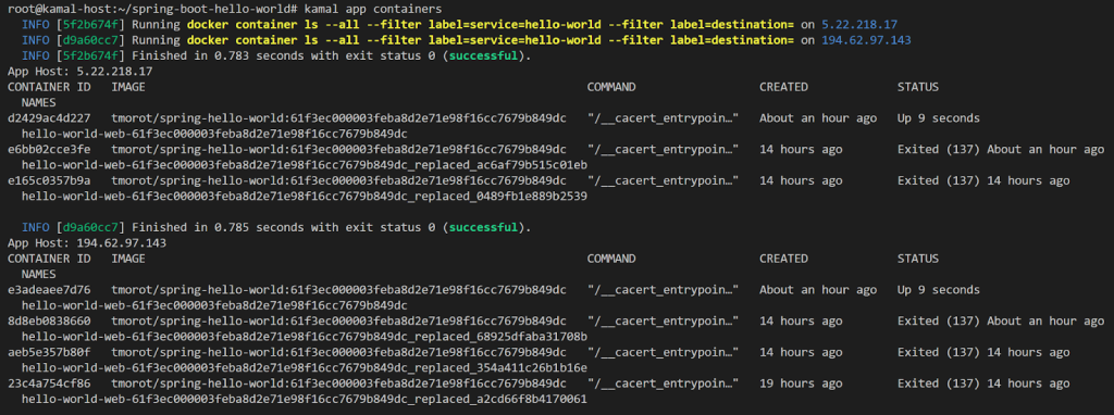 24 kamal app running containers - Kamal: A Beginner’s Guide to Deployment and Setup on UpCloud