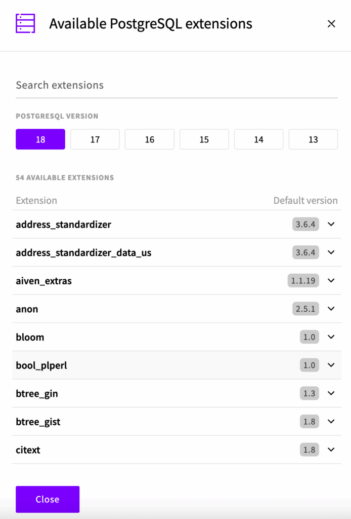 3 available postgresql extensions - Installing pgvector on UpCloud Managed PostgreSQL
