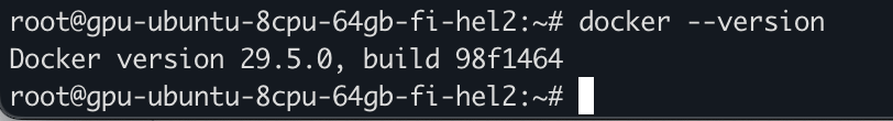 4 docker version - Run LLM locally using UpCloud’s GPU server and Docker Model Runner