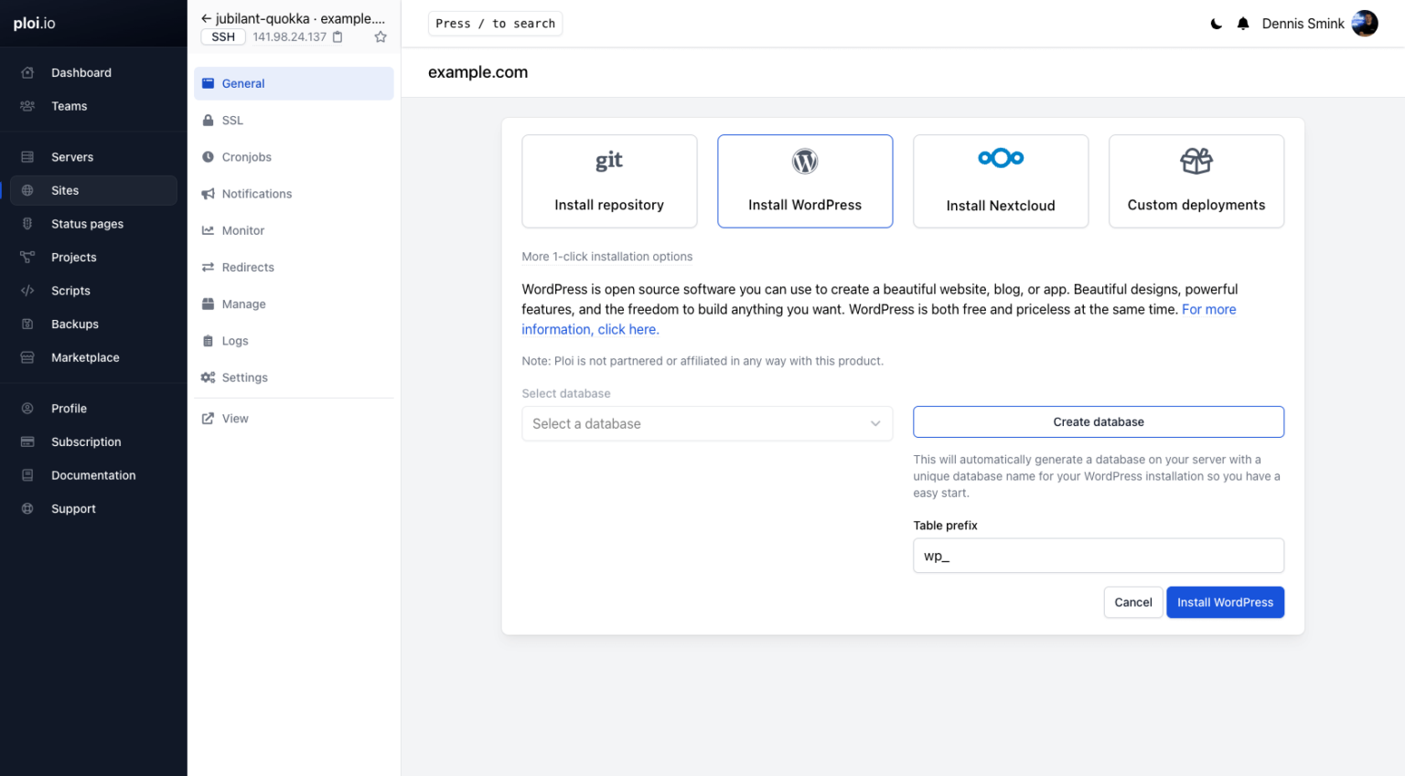 How To Start Deploying Websites With Ploi - UpCloud