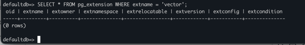 8 pg extension vector - Installing pgvector on UpCloud Managed PostgreSQL