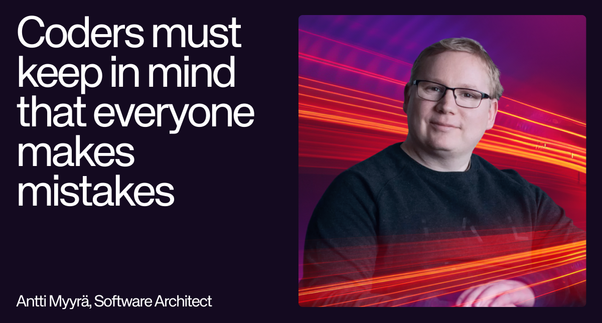 UpCloud blog post with Antti Myyrä, Software Architect.