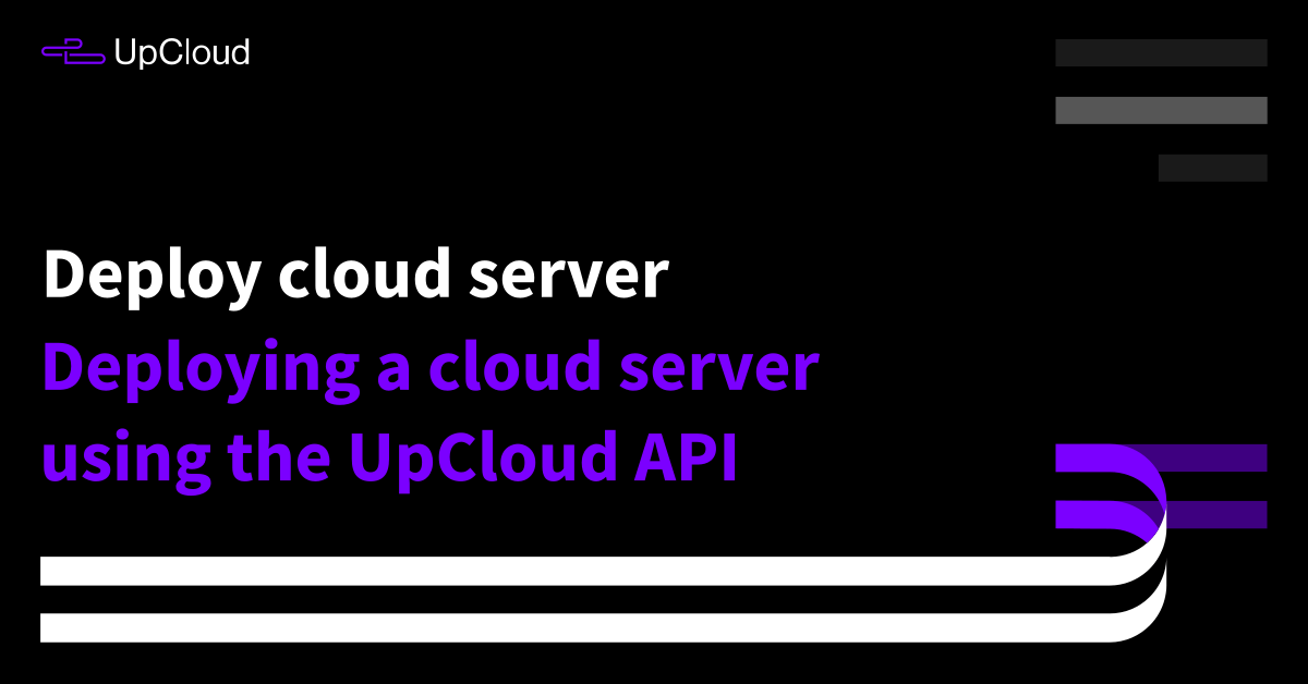 deploy cloud server