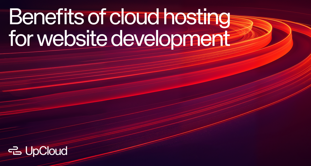 Benefits of cloud hosting for website development.
