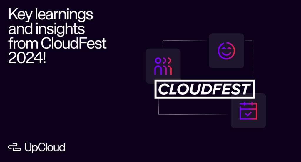 Blog post banner about key learnings and insights from Cloudfest 2024.