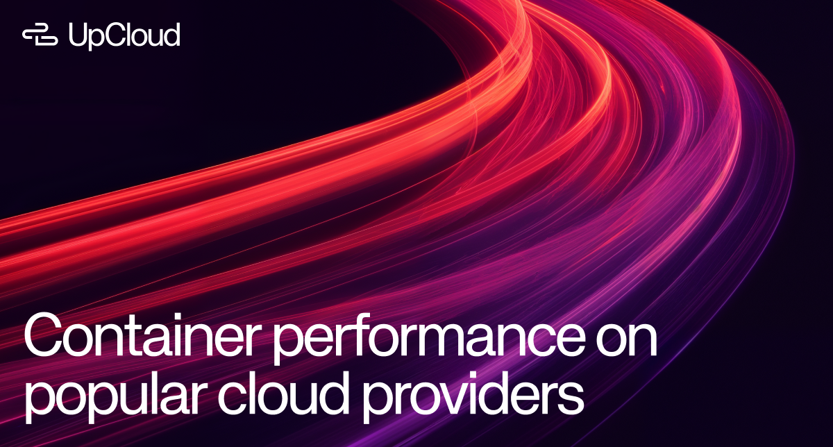 Container performance on popular cloud providers.