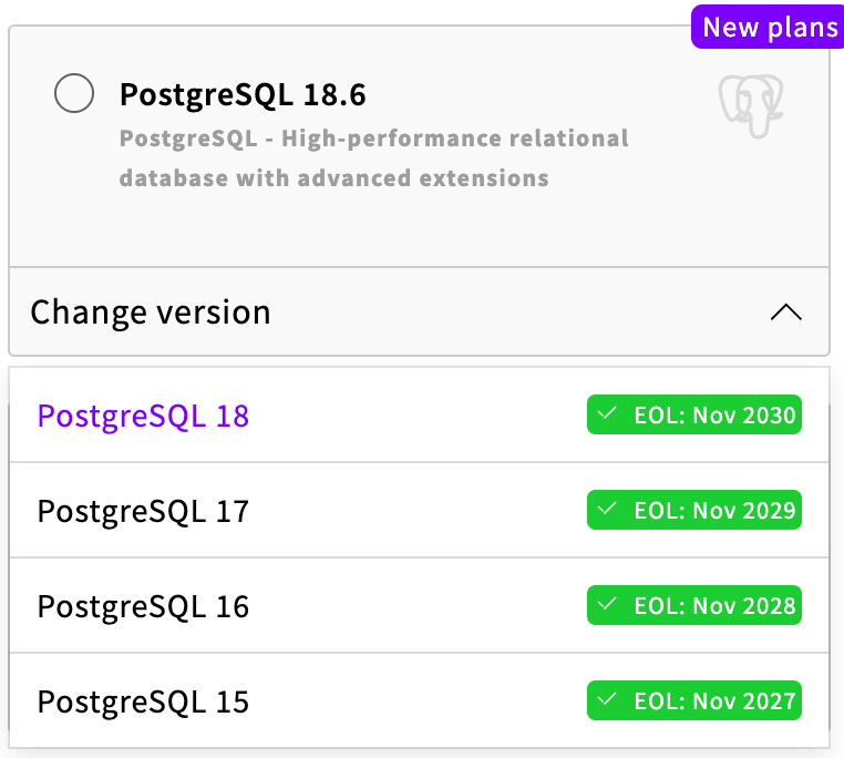 database engine versions - What You Get When You Choose UpCloud’s Managed Databases