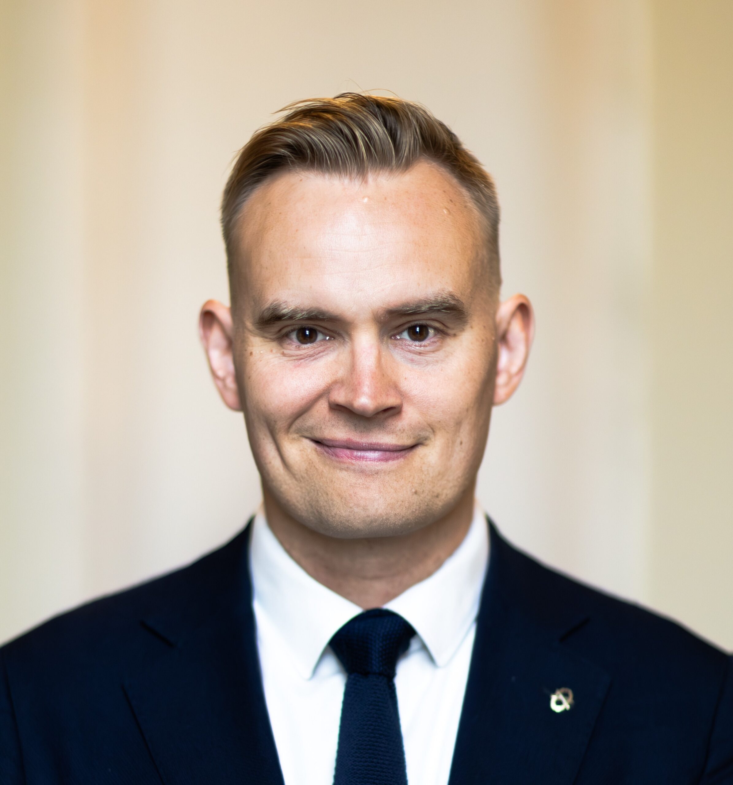 Portrait of Atte Harjanne, Member of Parliament