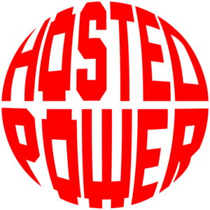 Hosted Power new red logo