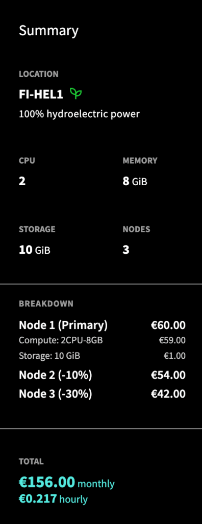 how much it will costs - What You Get When You Choose UpCloud’s Managed Databases