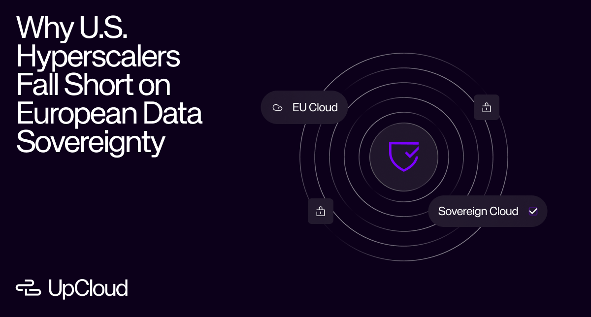 US cloud providers lack European compliance.