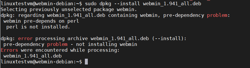 debian 10 install webmin