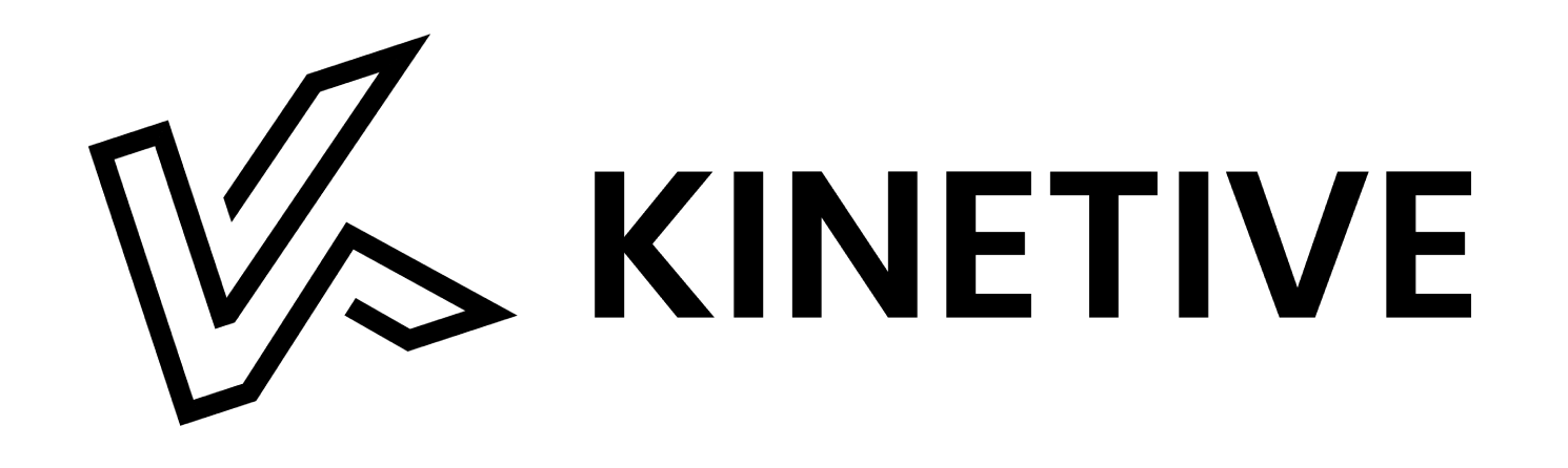 Kinetive logotype in black