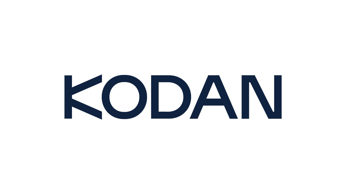 Kodan logo in dark color
