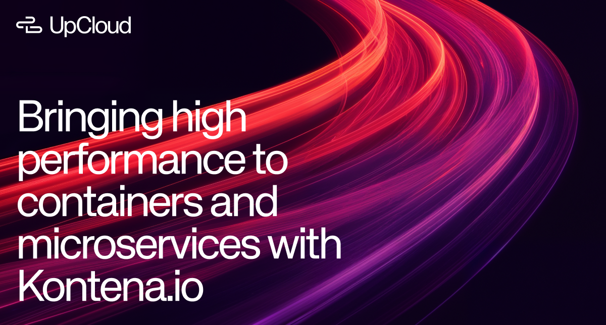Bringing high performance to containers and microservices with Kontena.io.