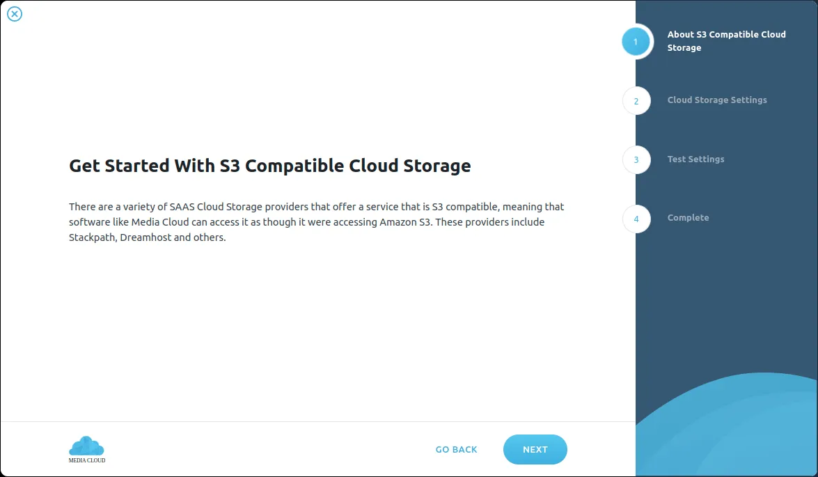 Instructions for Media Cloud setup using S3 compliant object storage