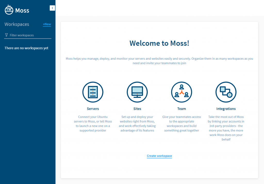 How to get started with Moss - UpCloud