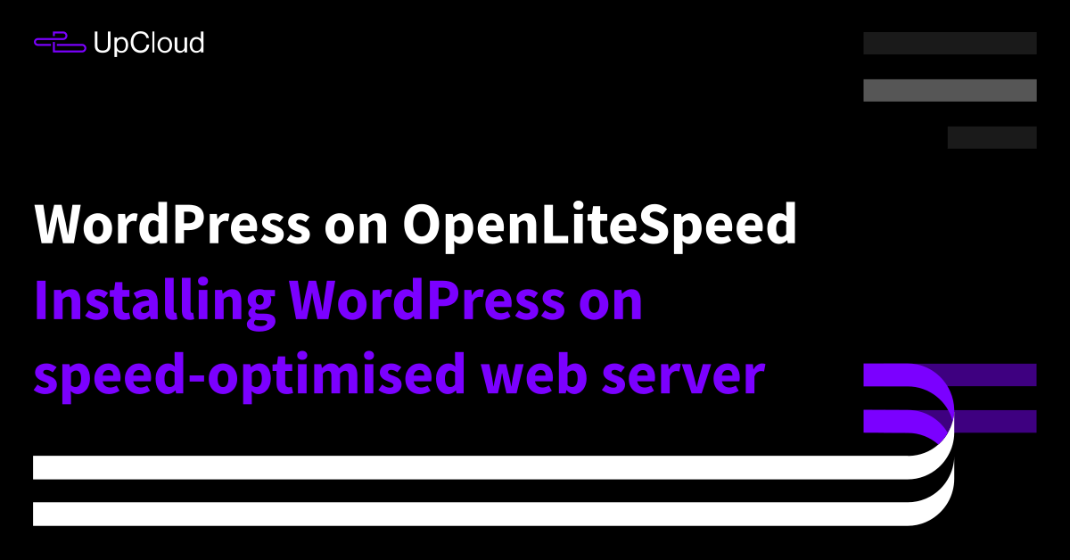 Installing WordPress on OpenLiteSpeed web server