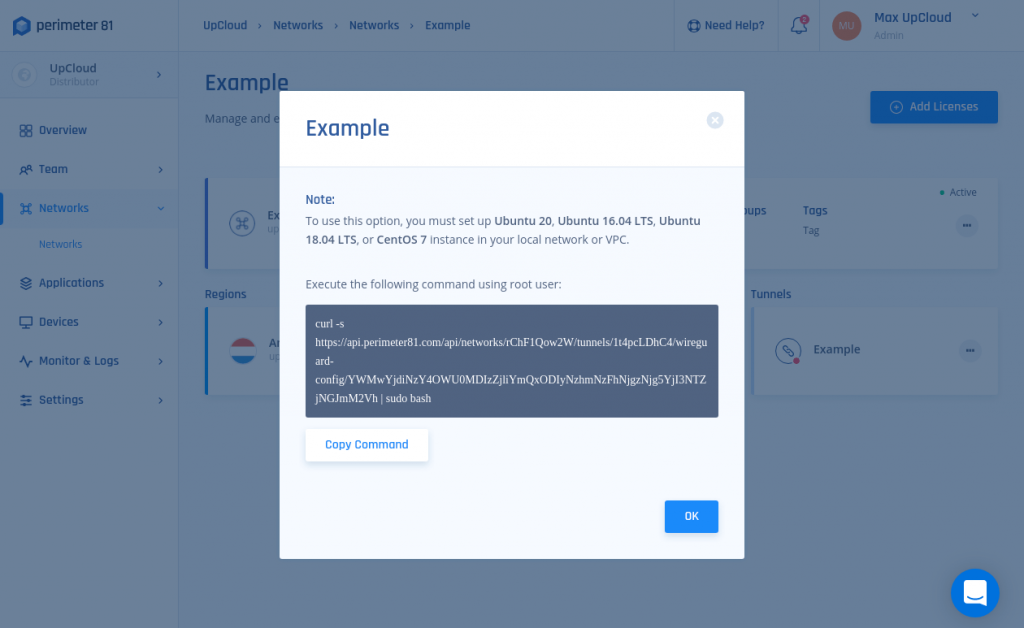 How To Set Up Secure Access To UpCloud With Perimeter 81 - UpCloud