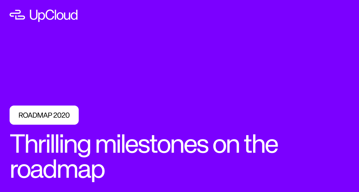 Roadmap for 2020, detailing thrilling milestones to come.
