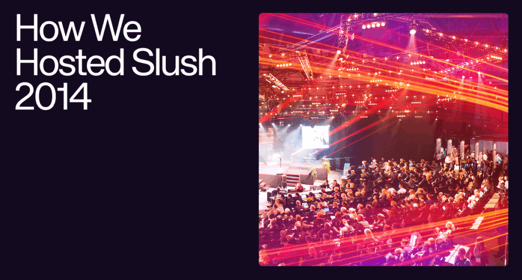 Interesting read about how UpCloud hosted Slush 2014, featuring a banner with an image of the Slush venue.