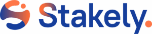 Logo Of Stakely.io.