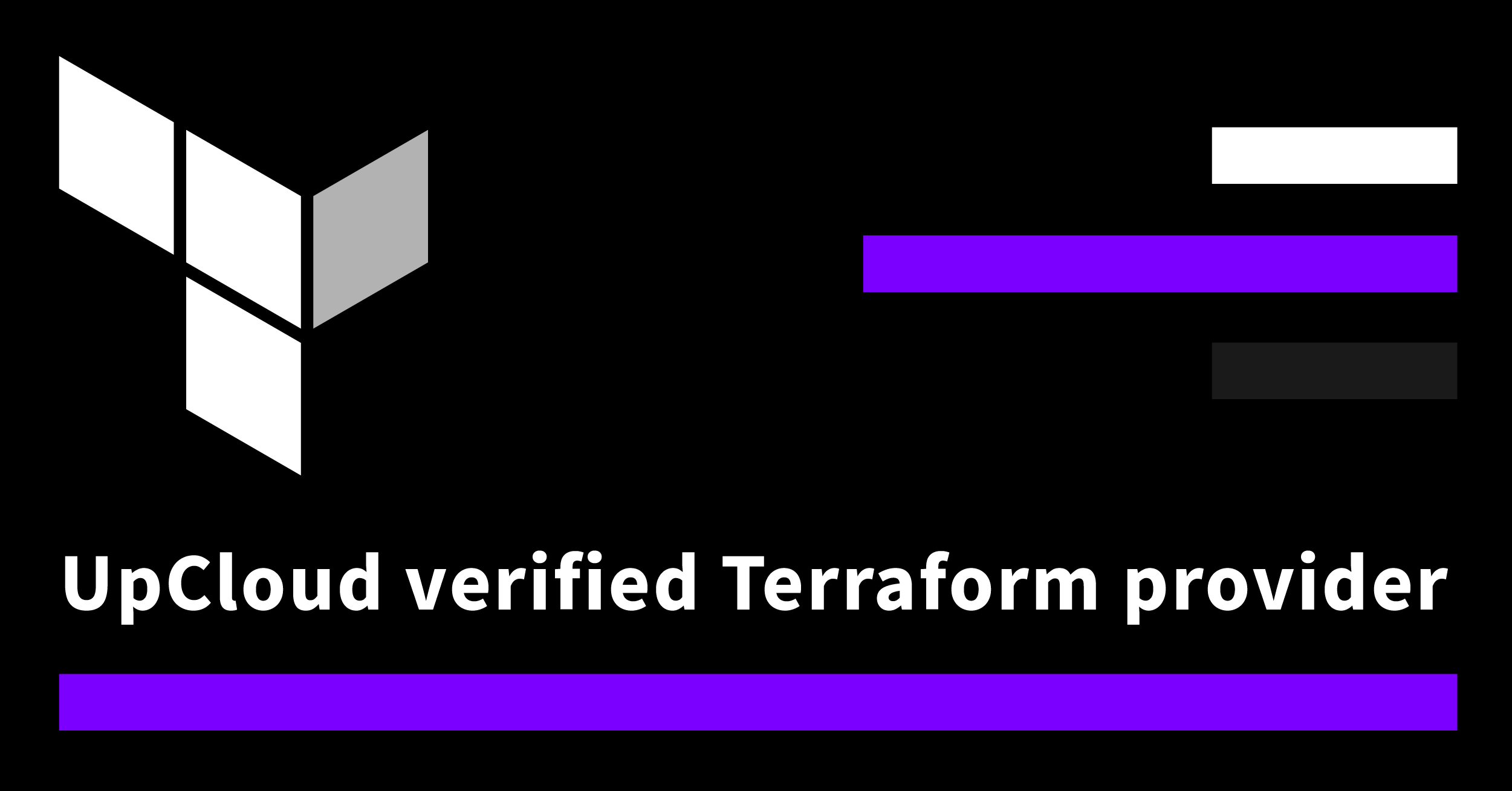 UpCloud verified Terraform provider