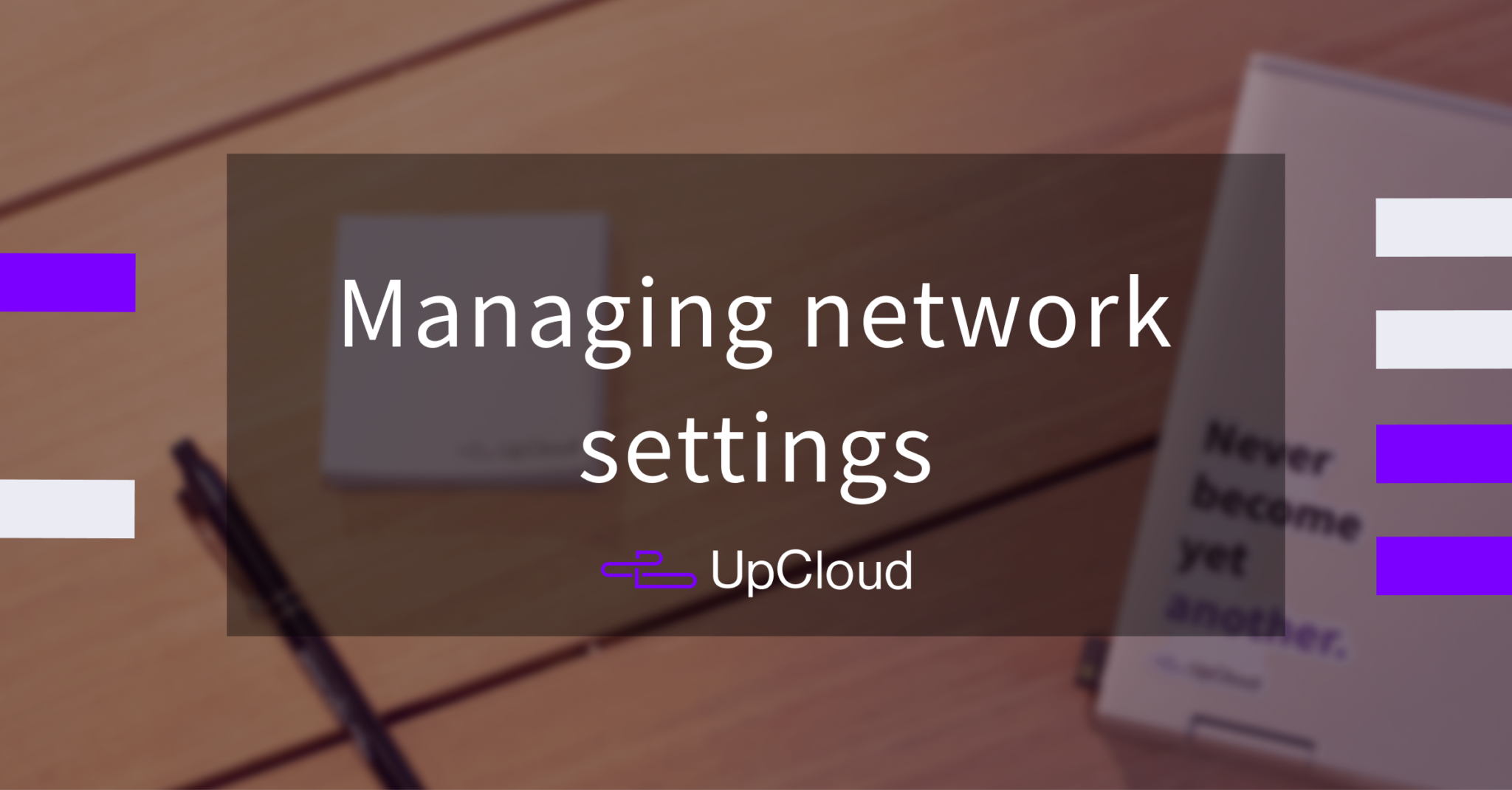Managing network settings