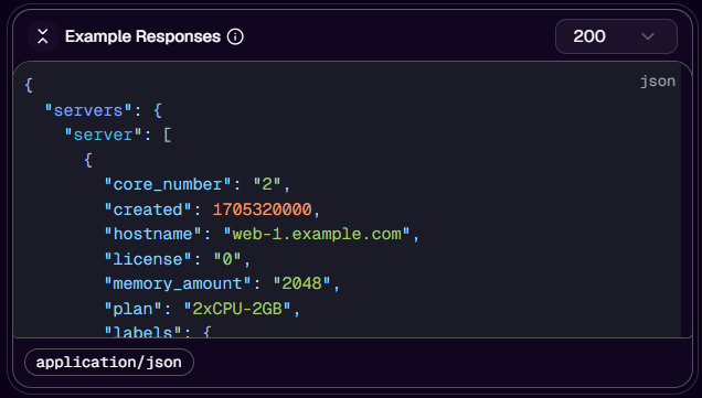 upcloud api example response - Meet our new Public API docs