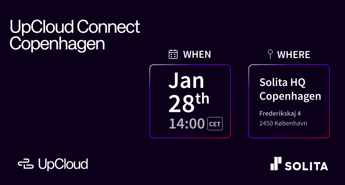 UpCloud Connect Copenhagen - UpCloud