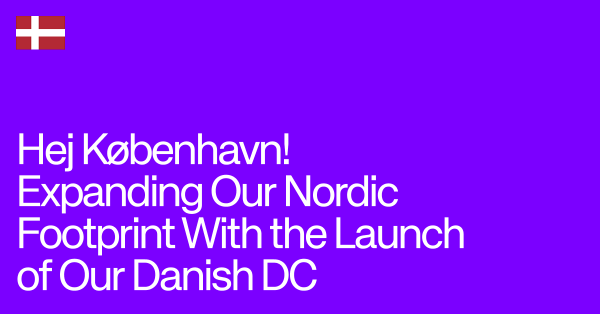The launch and announcement of UpCloud's Copenhagen data center.