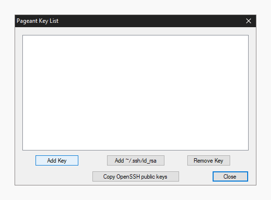 PuTTYtray adding SSH keys