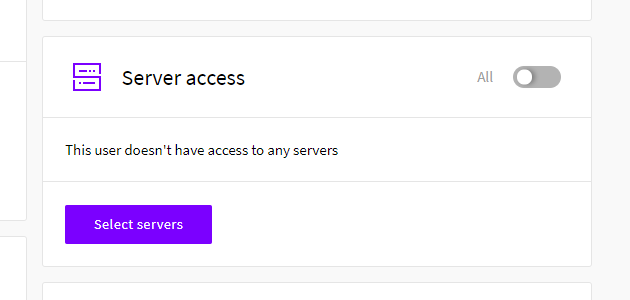 Server access