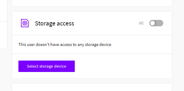 Storage access