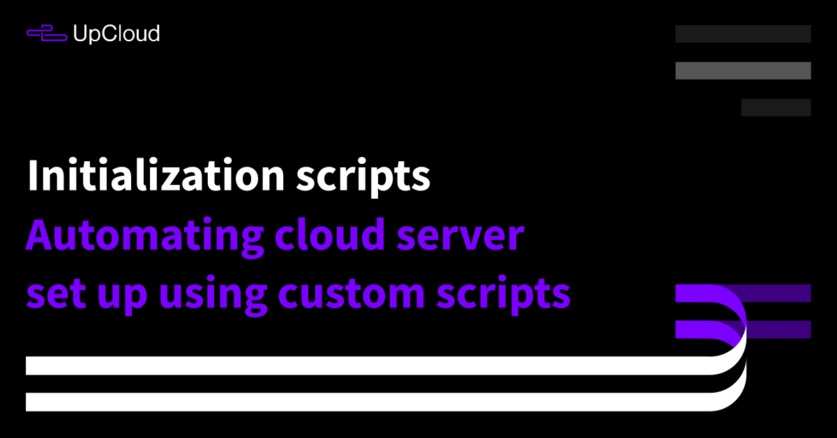 initialization-scripts-tutorial-upcloud