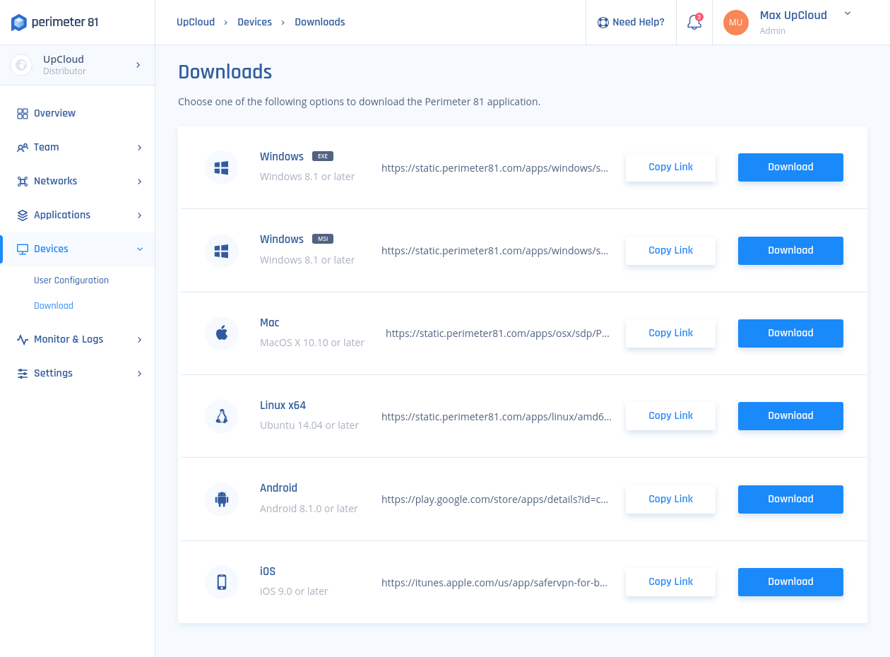 How To Set Up Secure Access To Upcloud With Perimeter 81 Upcloud 8000