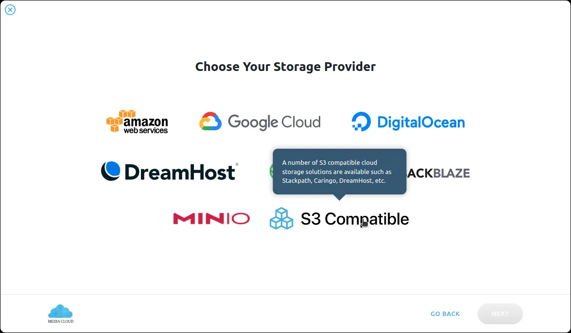 Choosing Media Cloud object storage provider